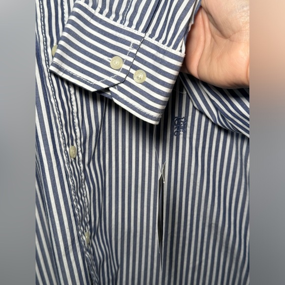 Tommy Hilfiger Men's Long Sleeve Button Down Striped Shirt size XL Business - Picture 6 of 7